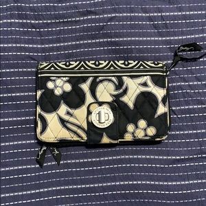 Black and white Vera Bradley Wallet